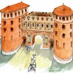 La porte nord de l’enceinte antique de Toulouse