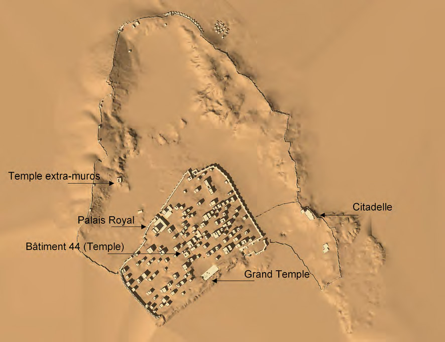 Plan du site de Shabwa